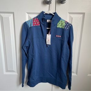 Vineyard Vines Holiday Patchwork Shep Shirt - NWT Size Small
